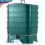 5 Tray Worm Compost Bin Indoor Outdoor Sustainable Design Food Waste Recycling. Fixed Price $121.58.