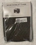 Richards Homewares Micro Fiber Deluxe Twelve Section Stemware Chest-grey. Fixed Price $28.00.