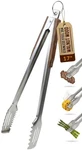 17-INCH Grill Tongs, Heavy Duty 304 Stainless Steel Bbq Extra-long Loc.... Fixed Price $65.00.