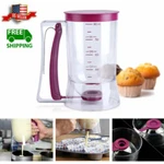 900ML Batter Dispenser Cupcake Pancake Muffin Kitchen Measuring Baking Mix Tools. Fixed Price $10.18.