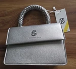 Cxl Christian Lacroix Blake Pewter Pebble Flap Snap Magnetic Closure Purse Bag. Fixed Price $25.00.