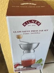 1L Kilner Glass Sauce Press Jar Set Homemade Pasta Puree Smoothie Maker. Fixed Price $28.98.