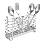 304 Stainless Steel Utensil Drying Rack With Hooks & Divided Compartments, .... Fixed Price $24.46.