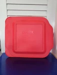 Pyrex 222-PC Red Square Plastic Lid For 8X8 Qt Baking Dish Replacement. Fixed Price $11.99.