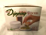Dean Jacobs Bread Dipping Saucers Boxed Set Of 4 White Porcelain (D21). Fixed Price $9.99.