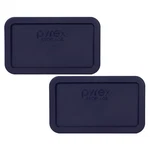 Pyrex 7214-PC Rectangle 4.8 Cup Storage Lid Cover Blue 2PK For Glass Dish. Fixed Price $13.49.