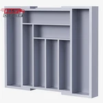 Pipishell Bamboo Expandable Drawer Organizer For Utensils Holder, Adjustable Cut. Fixed Price $58.61.
