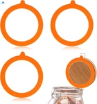 Pcs Rubber Seals For Glass Jars, Silicone Replacement Gasket, 4.5". Fixed Price $10.69.