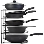 Heavy-duty Pots And Pans Organizer 5-TIER Cookware & Lid Storage Rack Fre.... Fixed Price $46.44.