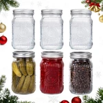 Luoda Mirthmood 32 Oz Wide Mouth Mason Jars, 6 Pack Glass With Air.... Fixed Price $35.19.