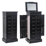 Makeup Cabinet Chest 7 Drawers Large Standing Jewelry Armoire With 2 Swing Doors. Fixed Price $162.90.