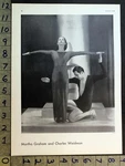 1930 Martha Graham Charles Weidman Dance Company Star Photo Insert Print FC9612. Fixed Price $84.95.