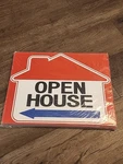 Open House Signs 5 Pack 16" X 12" Double-sided Yard With Metal Stakes.... Fixed Price $23.99.