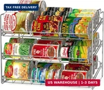 Deco Brothers Stackable Can Rack Organizer For Kitchen And Pantry, Holds Upto 36. Fixed Price $42.20.