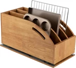 Wood Pull-out Cabinet Organizer For Pans, Lids & Baking Sheets, 10.5"W. Fixed Price $158.99.