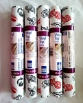 5 Rolls Magic Cover Vinyl Top Shelf Liner 12"X30" Veggies Cool Gray. Fixed Price $14.00.