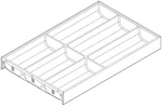 Blum ZC7S500BS3 Grey Ambia-line 20" Flatware Drawer Insert With 6 Compartments. Fixed Price $126.59.
