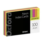 Oxford Neon Index 4 6, Assorted Glow Bright Pink, Orange, Yellow, Green. Fixed Price $10.86.
