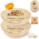 2PACK Beeswax Bowl Covers For Bread Proofing, Large 10INCH Sourdoug... Fast Ship. Fixed Price $24.99.