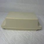Tupperware Butter Dish 512-2 Almond Stick With Lid Made Usa Vintage. Fixed Price $8.00.