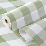 Practical Gingham Green Shelf Liner, Non-adhesive Drawer Non-slip Cabin.... Fixed Price $97.29.