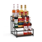 Coffee Syrup Rack Organizer, 3-TIER 12 Bottles Holder Sta... Usa Fast Ship. Fixed Price $38.55.