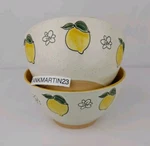 Set Of Spectrum Designz Lemon Bloom 6" Cereal Dessert Bowls 2020 Summer Spring. Fixed Price $54.94.