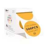 Parlaim Round Thermal Stickers, Self-adhesive Circle 3X3 Inch, Orange. Fixed Price $23.11.
