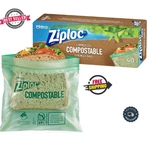 Compostable Sandwich Snack Bags Ziploc To Be Commercially 40. Fixed Price $12.73.