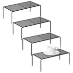 Set Of 4 Kitchen Cupboard Organizer Shelves, Metal Orifice Counter Stor.... Fixed Price $38.46.