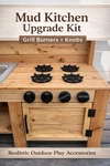 Mud Kitchen Accessories Set Stove Burner & Knobs For Kids Outdoor Play. Fixed Price $42.99.