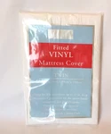 Jubilee Fitted Vinyl Twin 12" Deep Waterproof Mattress Cover 39" X 75" Nip. Fixed Price $6.99.