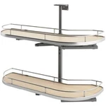 New Rev-a-shelf 587-12-LMP Modern 32-3-4W Pull Out Two Tier Lazy Susan Style Gir. Fixed Price $420.24.