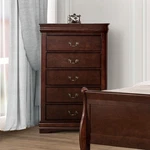 Dark Cherry Finish Hanging Drawers Chest (1PC),DUST Proof Case,english Dovetail. Fixed Price $489.02.