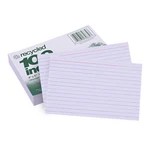 Roaring Spring Recycled Index Cards 4"X6", 100 Count, Smooth White. Fixed Price $8.43.