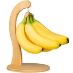Golden Nature Banana Holder W/ Hanging Hook, Rustic Wooden Grape Stand Yellow. Fixed Price $21.99.