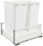 Rev-a-shelf TWCSD-18DM-2 Tandembox 15-1/2"W Double 35QT 8.75 White. Fixed Price $902.30.