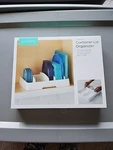 Youcopia 50100 Storalid Food Container Organizer, Large - White. Fixed Price $18.00.