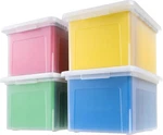 Iris Usa Box, Plastic Organizer With Lids For Letter/legal File, Porta. Fixed Price $57.93.