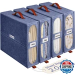 Bambalik 4X Bed Sheet Organizer Storage Boxes Big See-through Windows. Fixed Price $39.88.