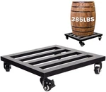 Idzo Upgraded Lockable Heavy Duty Trolley Capacity 385LBS, 12 Inch, Black, La.... Fixed Price $43.06.
