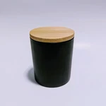 Case Of 60 Wholesale Matte Black Candle Vessels With Lid Jars 10 Oz. Fixed Price $99.00.