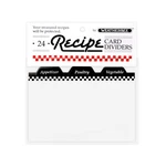 Weatherbee Preprinted Recipe Card Tab Dividers Set, Made America, 3-INCHES X. Fixed Price $21.09.