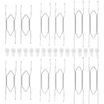 12-PACK Invisible Wall Plate Hangers, 8/10/12 Inch Stainless Steel Hold.... Fixed Price $19.98.