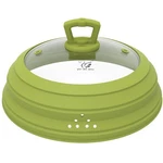 Microwave Splatter Cover Vented Glass Guard Lid With Collapsible Sil.... Fixed Price $51.76.