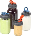 4 Pack Mason Jar Lids, Wide Mouth Pour Spout Flip Cap For Ball Brand. Fixed Price $24.93.