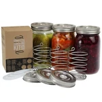 Trellis + Co. Stainless Steel Fermentation Jar Kit 3 Waterless Fermenter. Fixed Price $57.70.