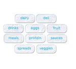 Youcopia Restickable 3D Fridge Labels Pack Of 10 New!. Fixed Price $14.99.
