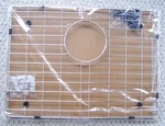 Cipotal Rear Drain Kitchen Sink Bottom Grid Stainless 19.1 X 14.1 Silicone Ft. Fixed Price $18.95.
