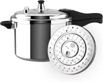 Avant 6.2-QUART Aluminum Pressure Cooker, Compatible With Gas, Electric & Cerami. Fixed Price $77.99.